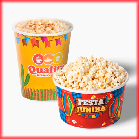 Kit Copo e Pote Personalizado Edição Festa Junina - 500 unidades
