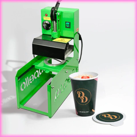 Kit Bolo no Pote 180ml com Máquina Seladora (110V)
