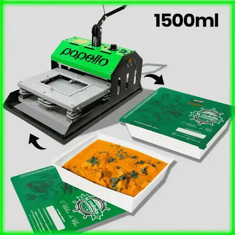 Kit Marmita Personalizada com Máquina 1500ml (110v)
