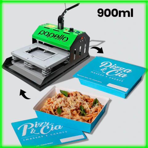 Kit Marmita Personalizada e Seladora 900ml (110v)