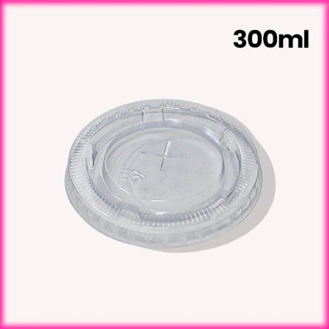 Tampa Plástica p/ Copo de Papel com Furo 300ml