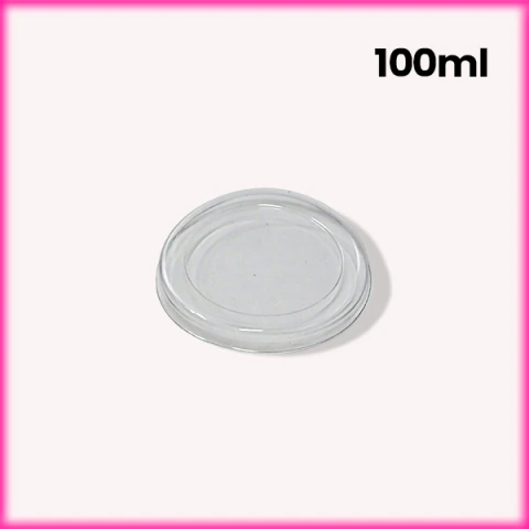 Tampa Plástica p/ Copo de Papel Reta 100ml - 500 unidades