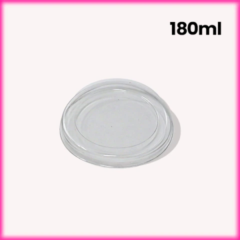 Tampa Plástica p/ Copo de Papel Reta 180ml - 500 unidades