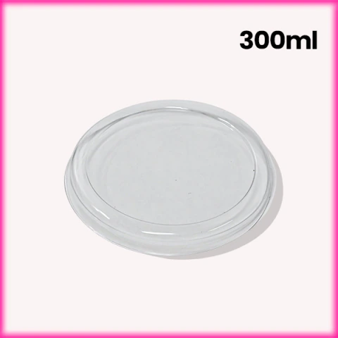 Tampa Plástica p/ Copo de Papel Reta 300ml