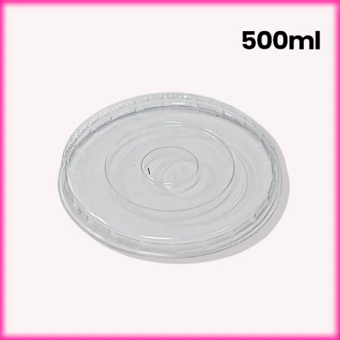 Tampa Plástica p/ Copo de Papel Reta 500ml - 500 unidades