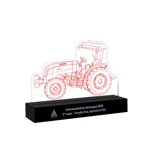 Troféu Trator de LED