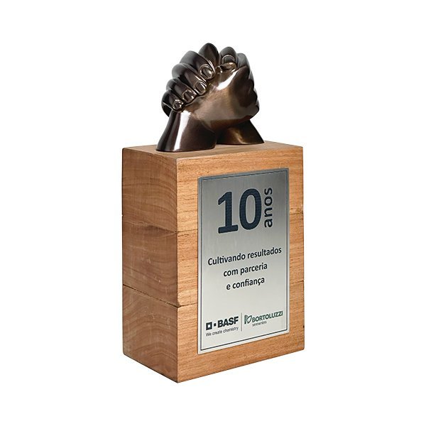 Troféu Reconhecimento Empresa de Sementes de Soja