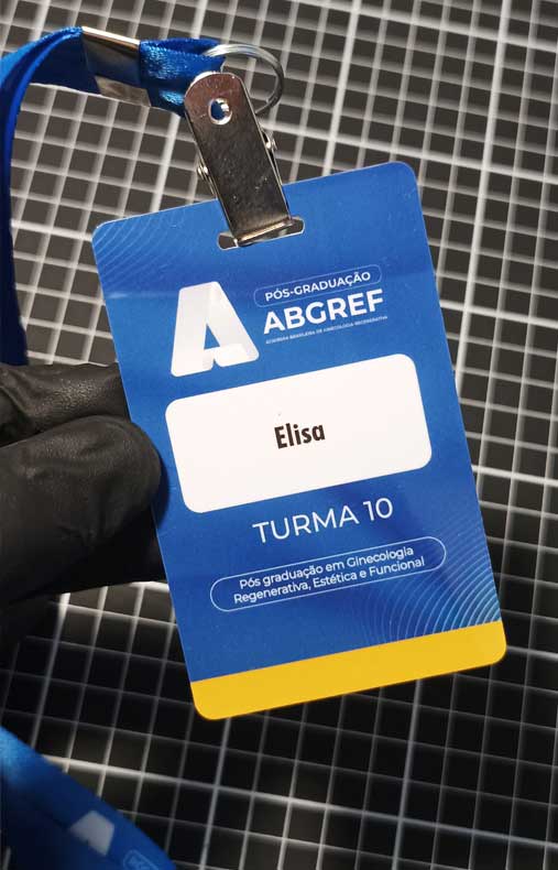 Crachá PVC Personalizado