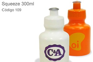 Squeeze Personalizável 300ml - Plástico - Brindes Vitoria - ES - Brindes Personalizados em Espirito Santo