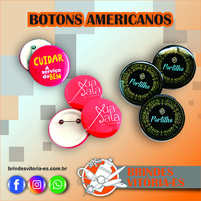 Bottons PVC - A nova tendência - Brindes Vitoria - ES - Brindes Personalizados em Espirito Santo