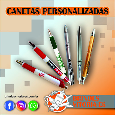 Canetas Personalizadas - Brindes Vitoria - ES - Brindes Personalizados em Espirito Santo
