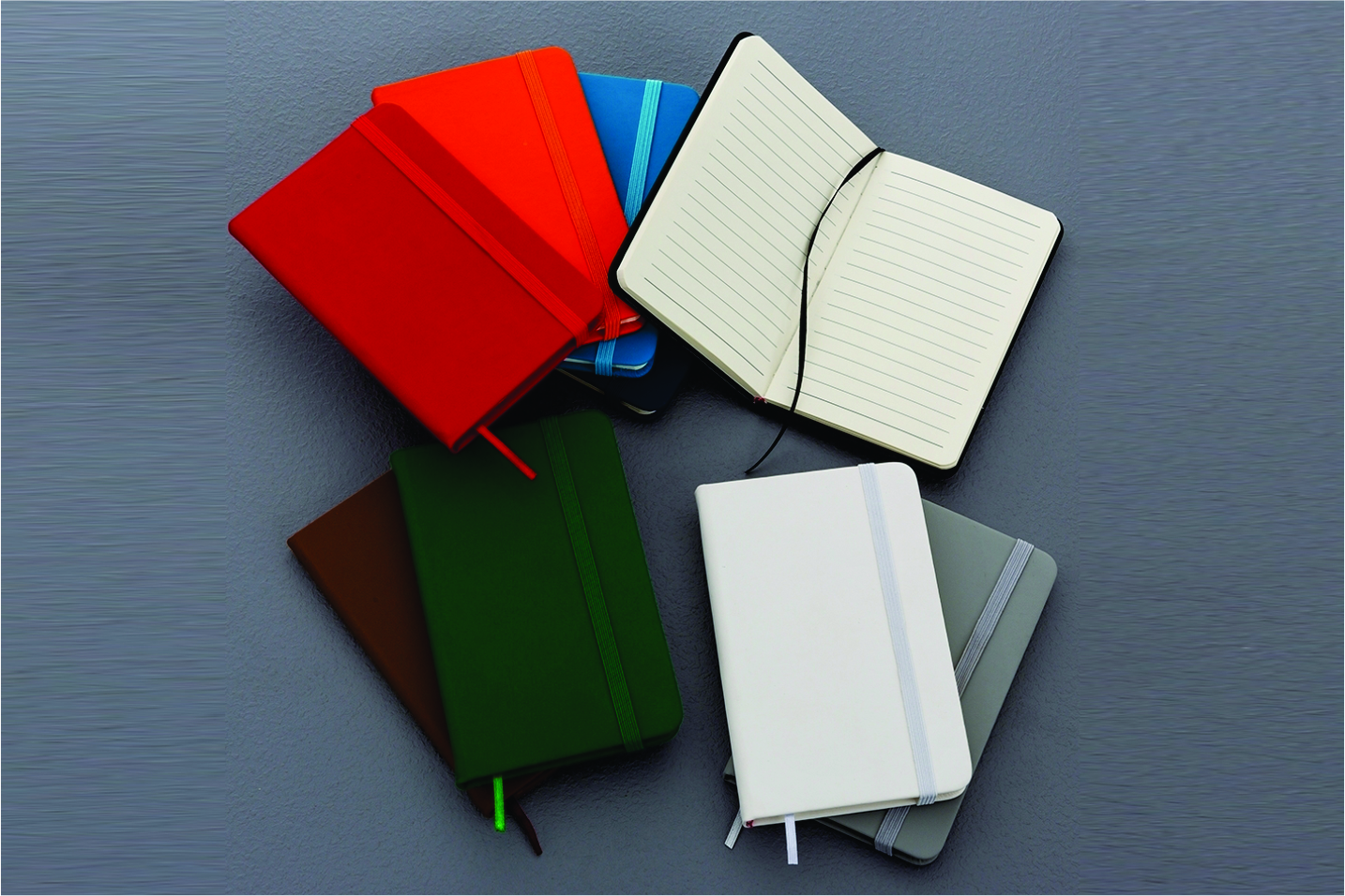 CADERNETA TIPO MOLESKINE - Brindes Vitoria - ES - Brindes Personalizados em Espirito Santo