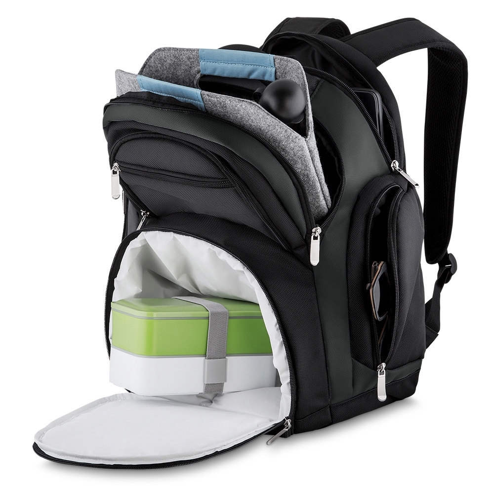 Mochila de Poliéster para Notebook com Compartimento Térmico/ Ch-3022mp