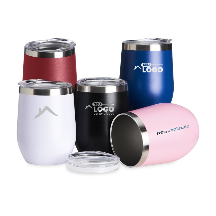 Copo Termico Personalizado Inox Parede Dupla 320ml | Casa do Brinde