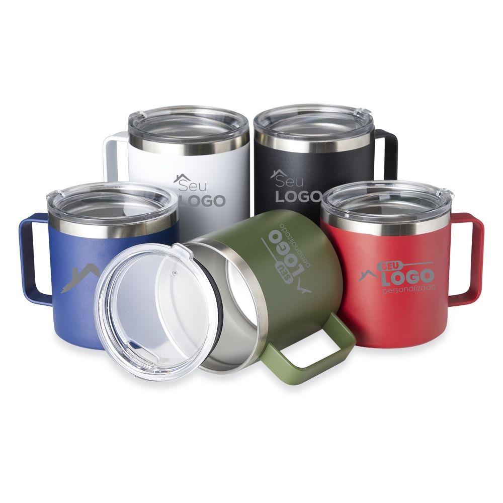 Caneca Personalizada Térmica 450ml | Casa do Brinde