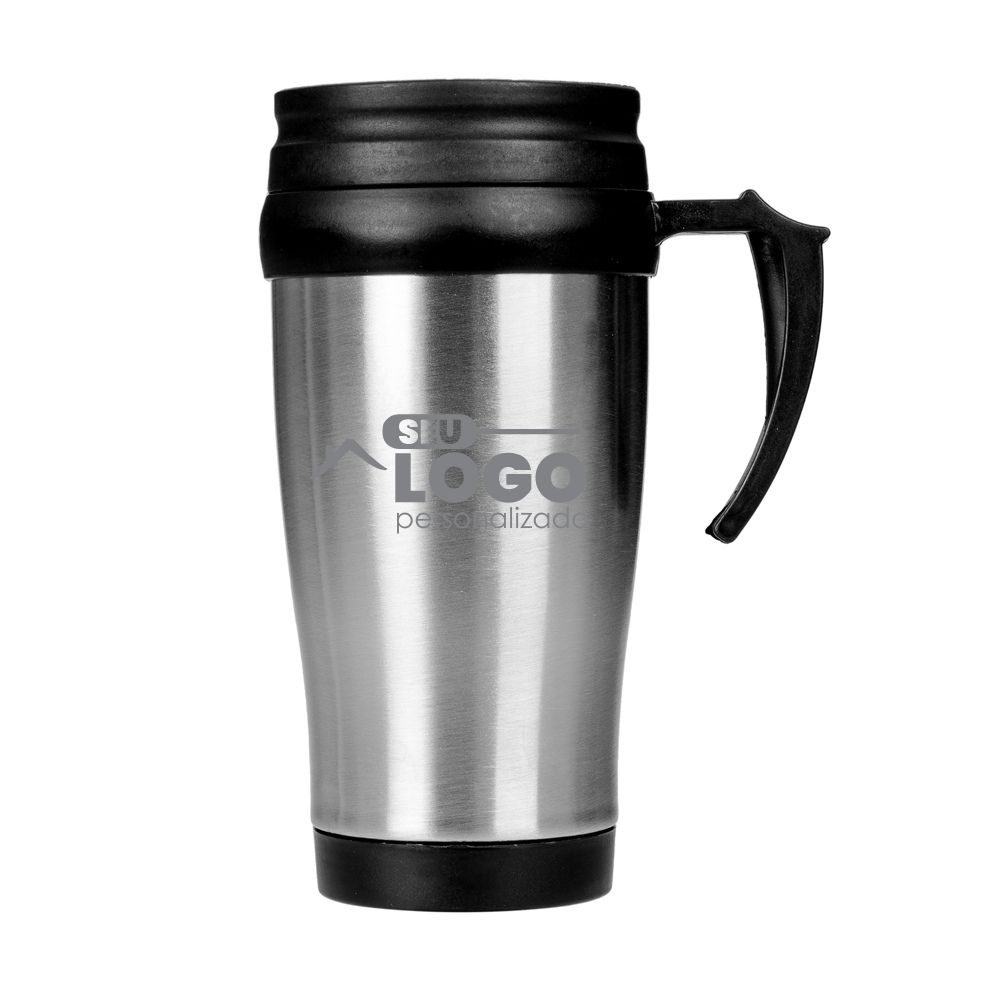 Caneca Personalizada Inox 400ml | Casa do Brinde