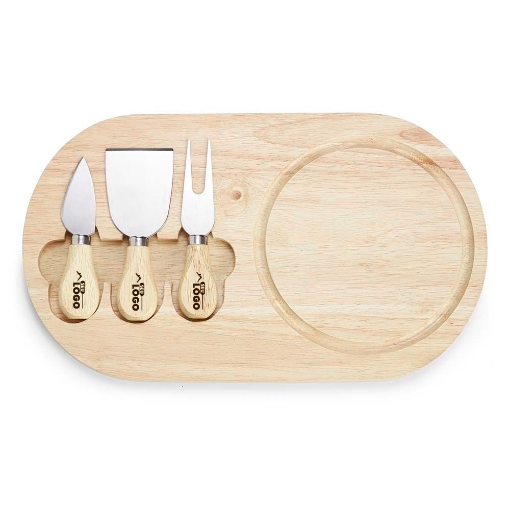 Kit Queijo Personalizado 4 Peças | Casa do Brinde