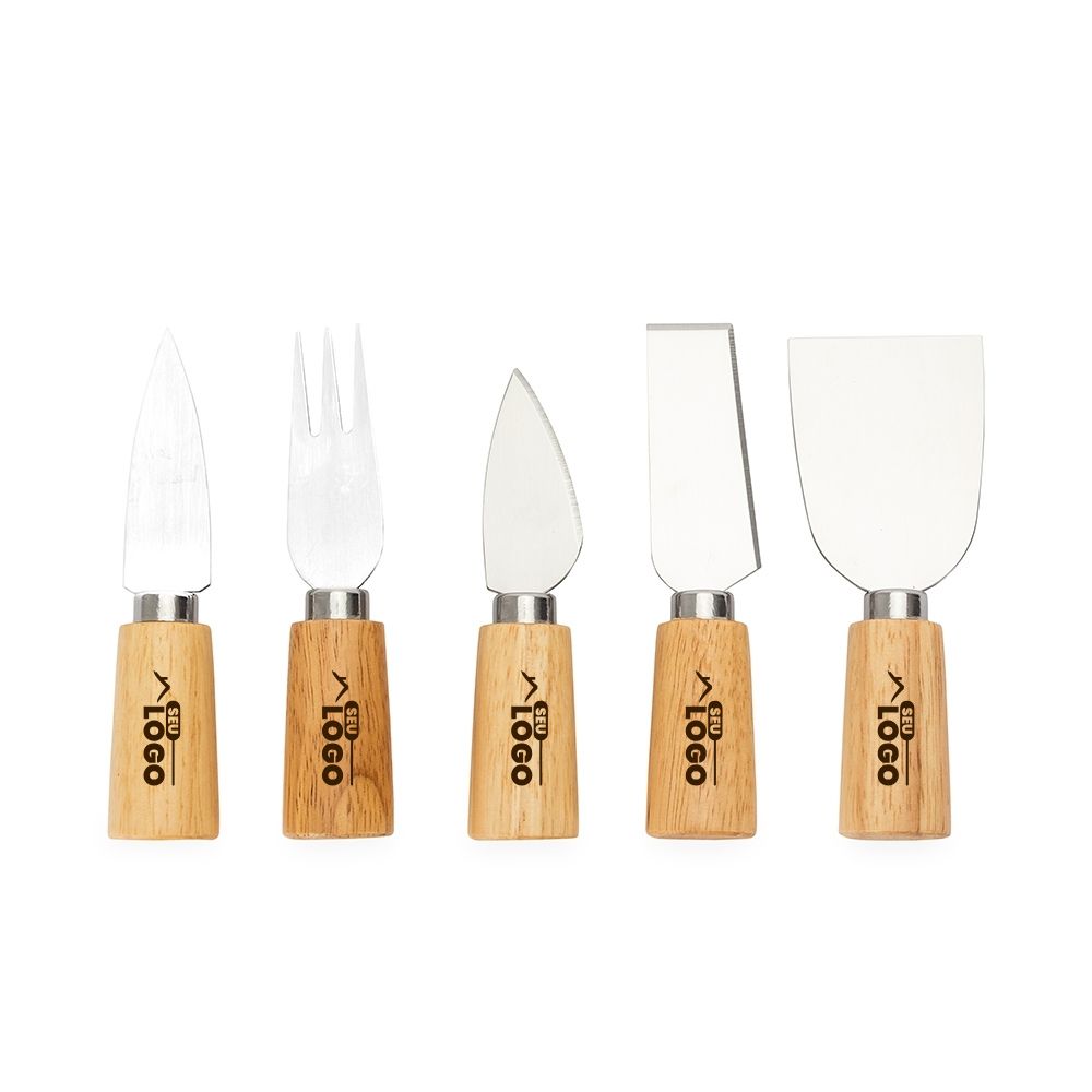 Kit Queijo Personalizado 6 Peças | Casa do Brinde