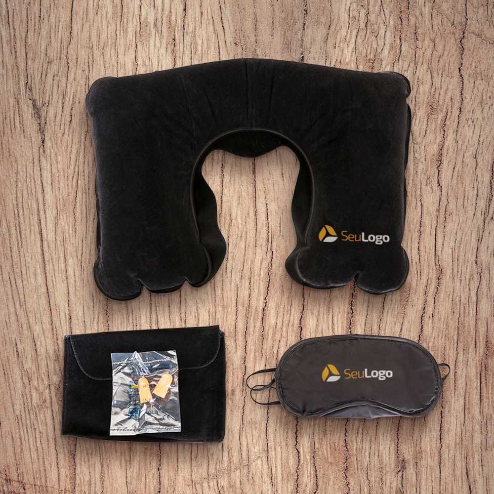 Kit Viagem Personalizado com 3 Peças | Casa do Brinde