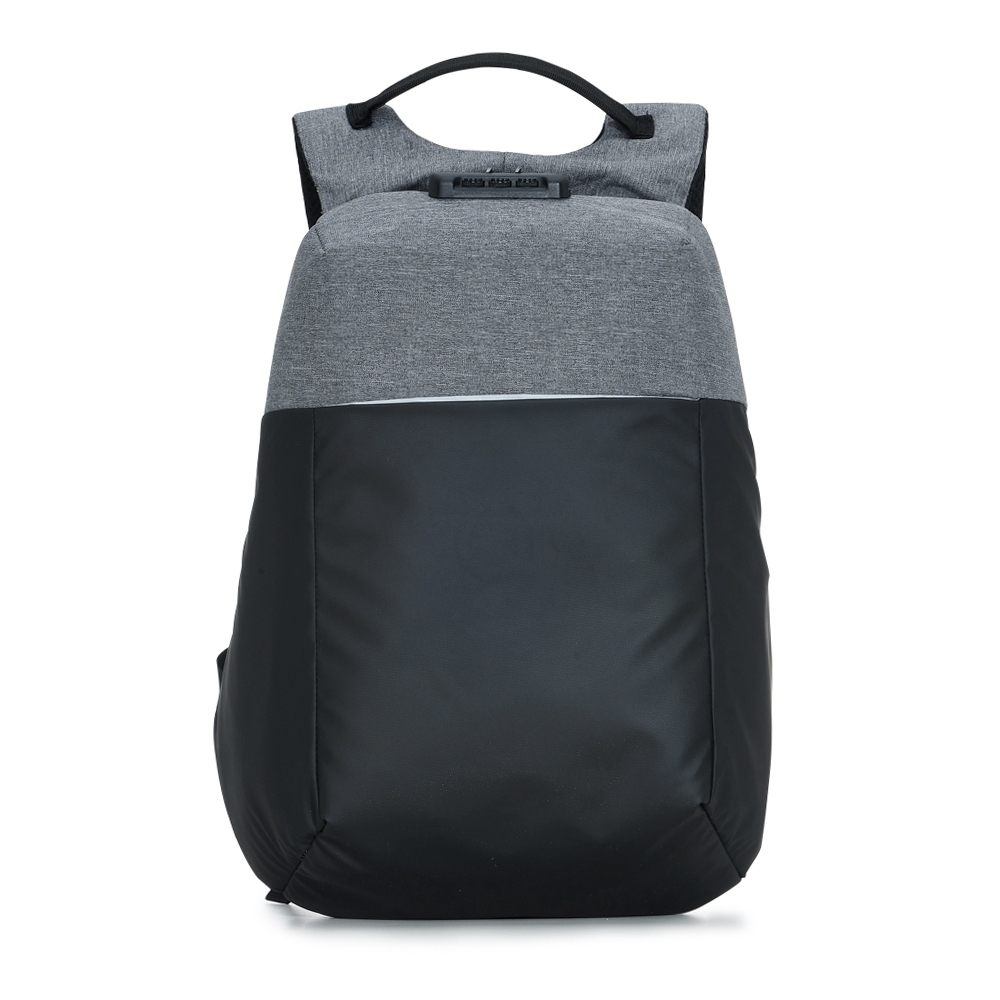 Mochila Personalizada de Poliéster Anti-Furto USB com Segredo | Casa do Brinde