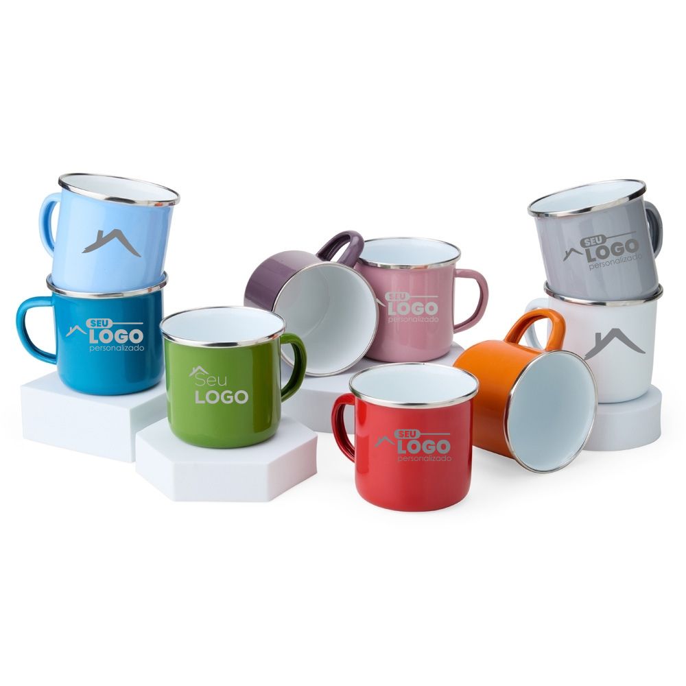 Caneca Personalizada Inox 370ml | Casa do Brinde