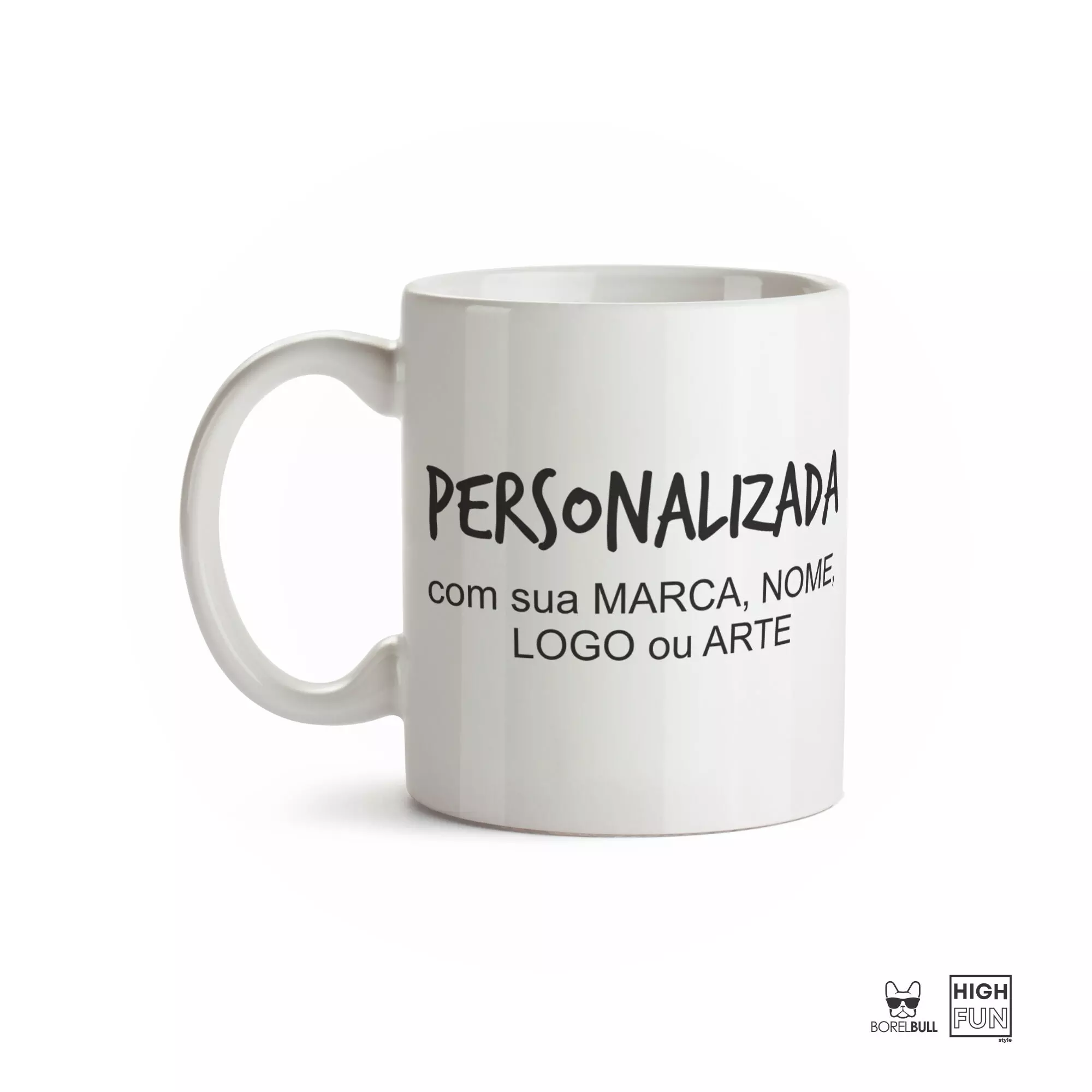 Caneca personalizada de Porcelana 325ml | Casa do Brinde