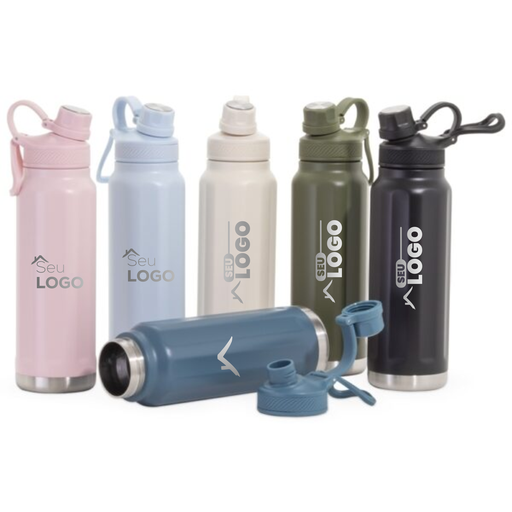 Garrafa Térmica Personalizada Inox 950ml | Casa do Brinde