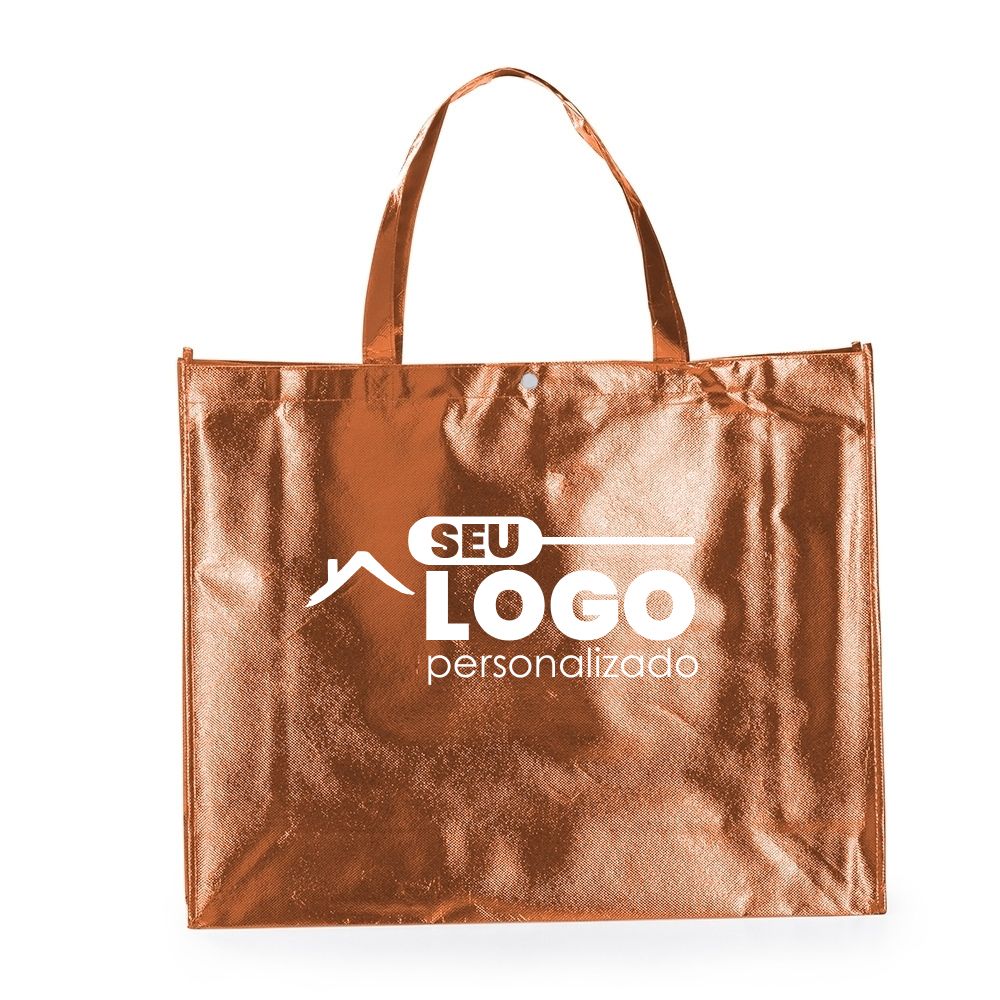 Sacola TNT Metalizada G Personalizada | Casa do Brinde