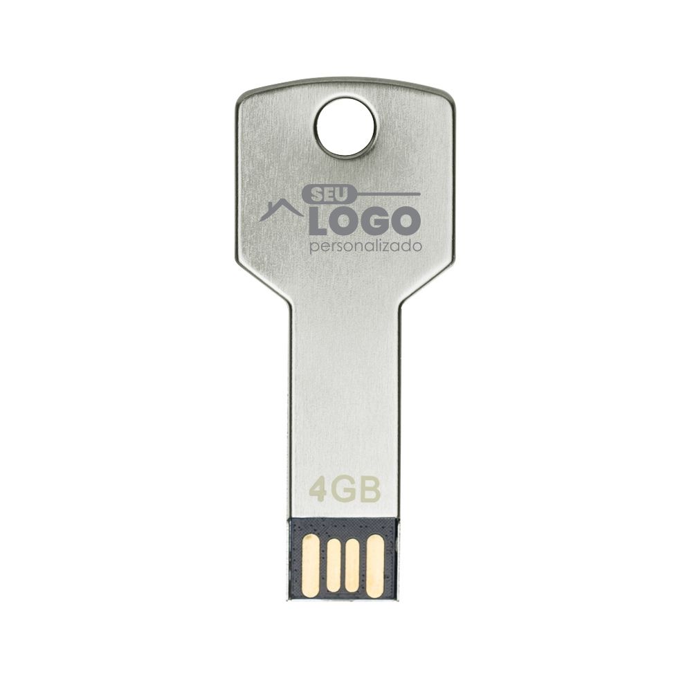 Pen Drive Personalizado Chave 4GB/8GB | Casa do Brinde