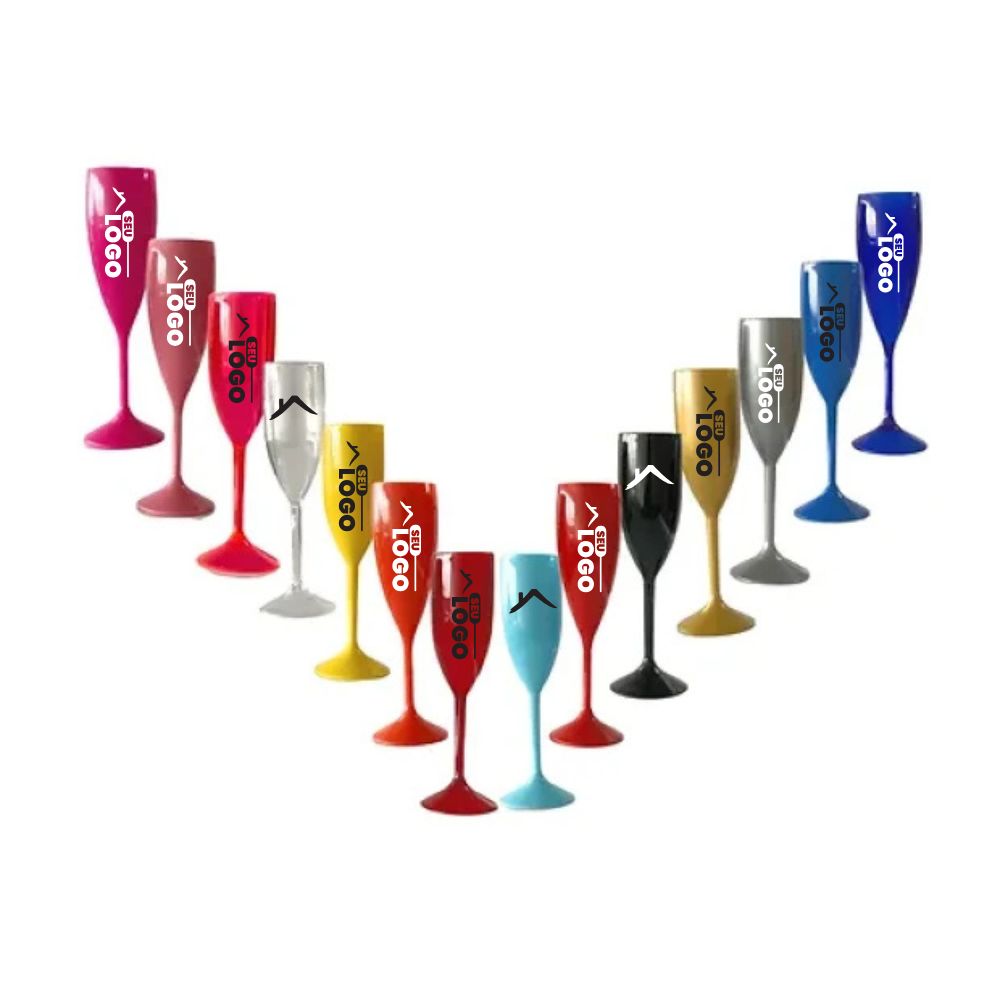 Taça de Champanhe Personalizada 180ml | Casa do Brinde