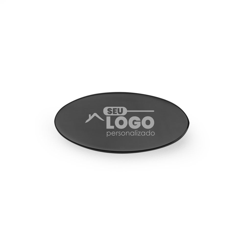Plaquinha Metálica Oval Personalizada | Casa do Brinde