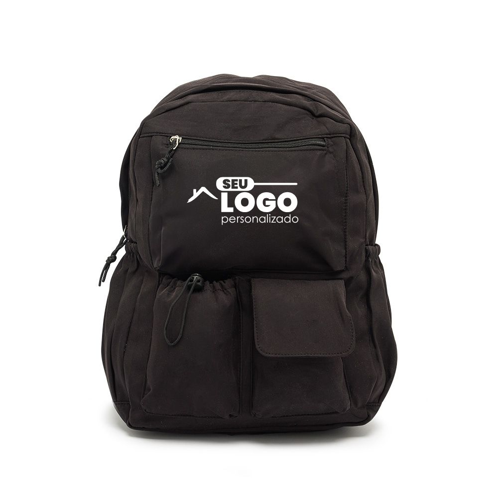 Mochila Personalizada de Poliéster USB 25 Litros | Casa do Brinde
