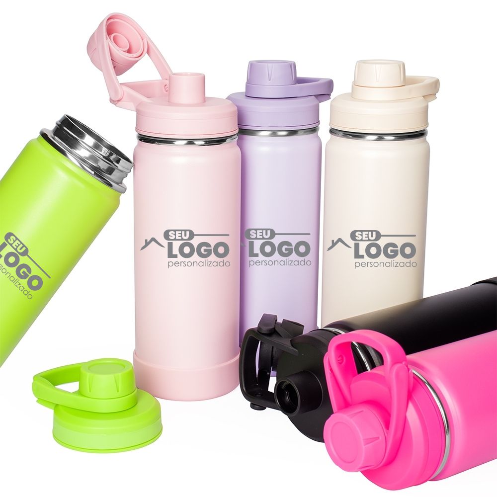 Garrafa Térmica 550ml Personalizada | Casa do Brinde