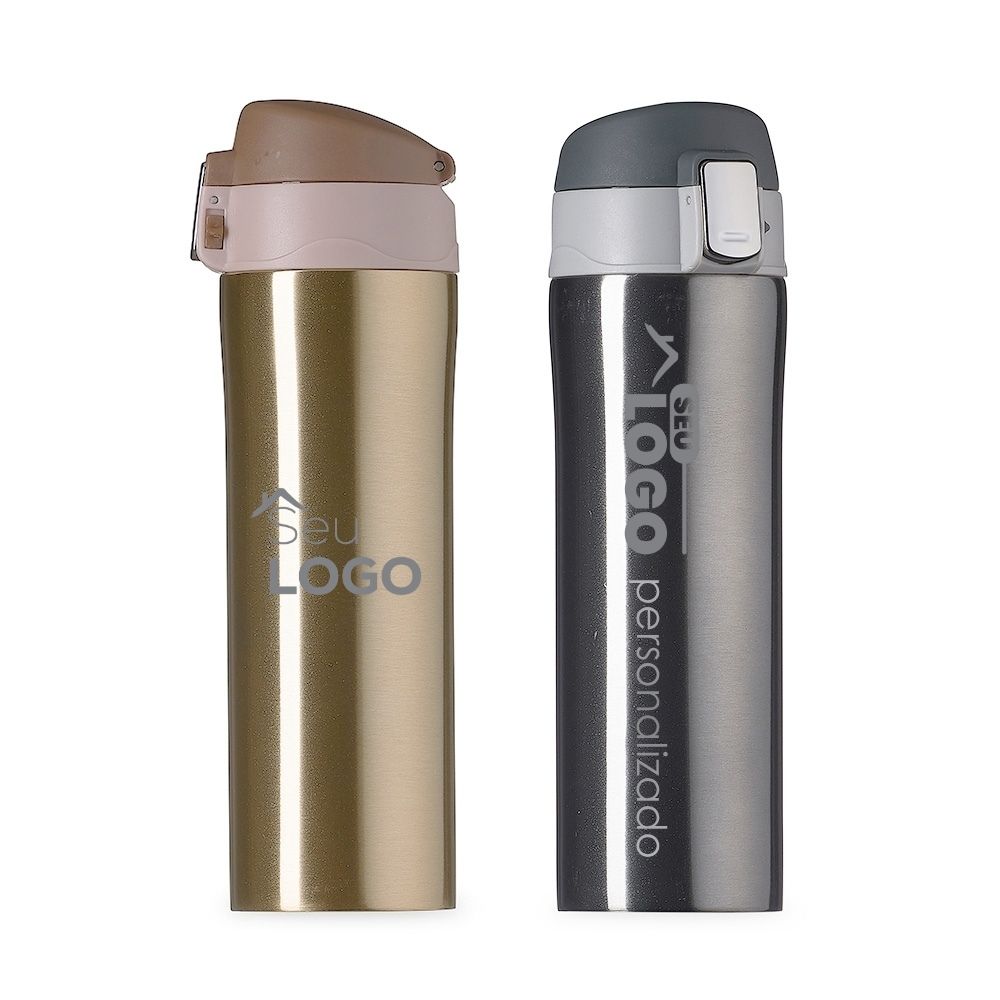 Garrafa Térmica 450ml Personalizada | Casa do Brinde