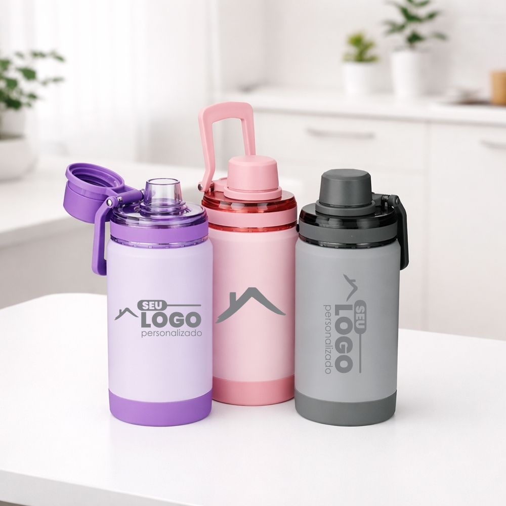 Garrafa Térmica 400ml Personalizada | Casa do Brinde