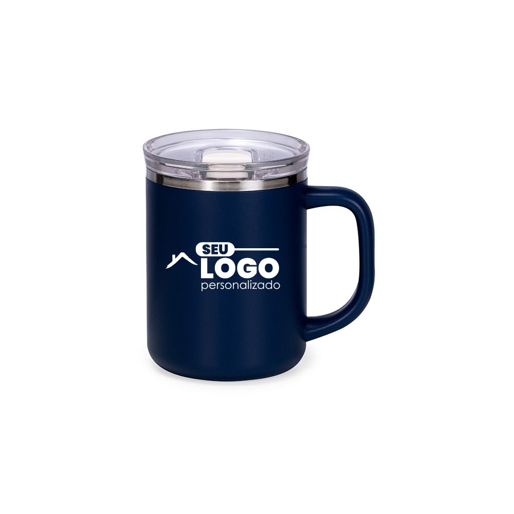 Caneca Parede Dupla 450ml Personalizada | Casa do Brinde