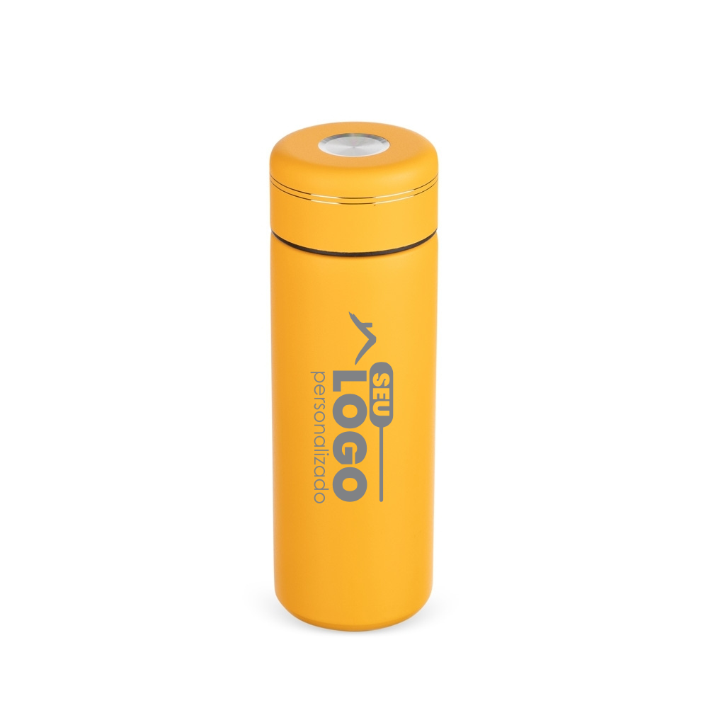 Garrafa Térmica 300ml Personalizada com Infusor | Casa do Brinde