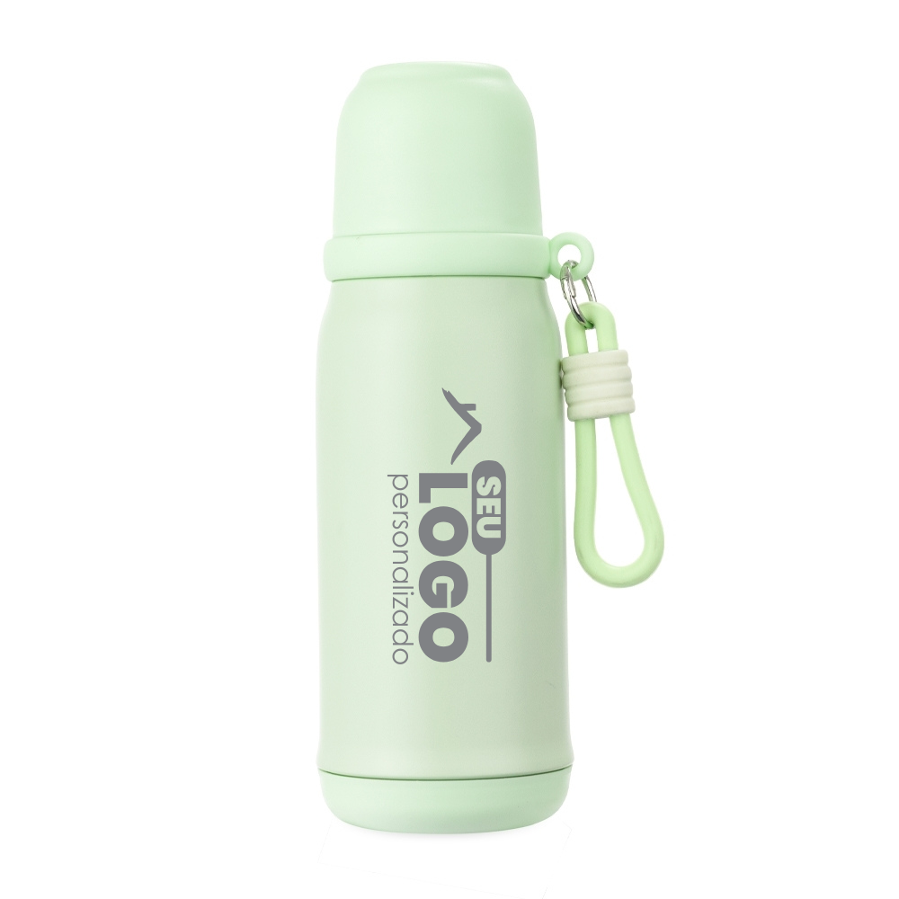 Garrafa Térmica 500ml Personalizada com Copo e Infusor | Casa do Brinde