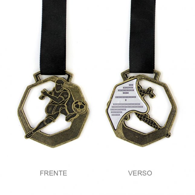 Kit 10Un - Medalha Futebol A03