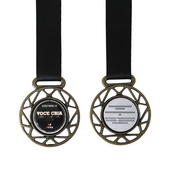 Kit 10Un - Medalha Customize A08