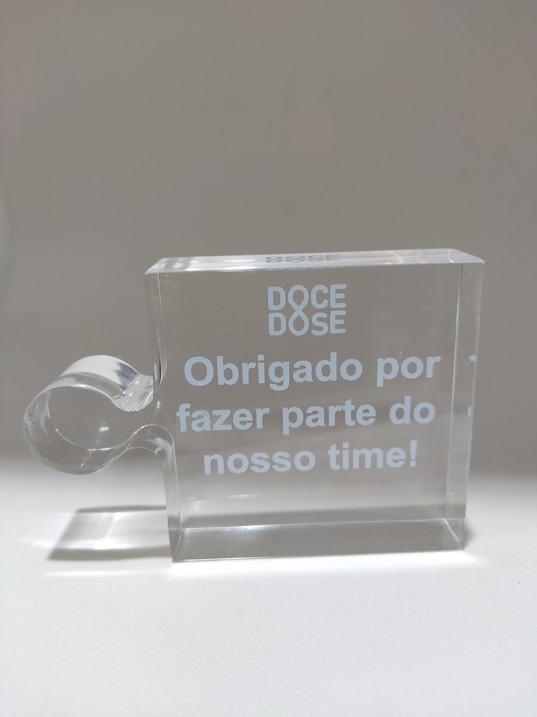 Mini Troféu de acrílico