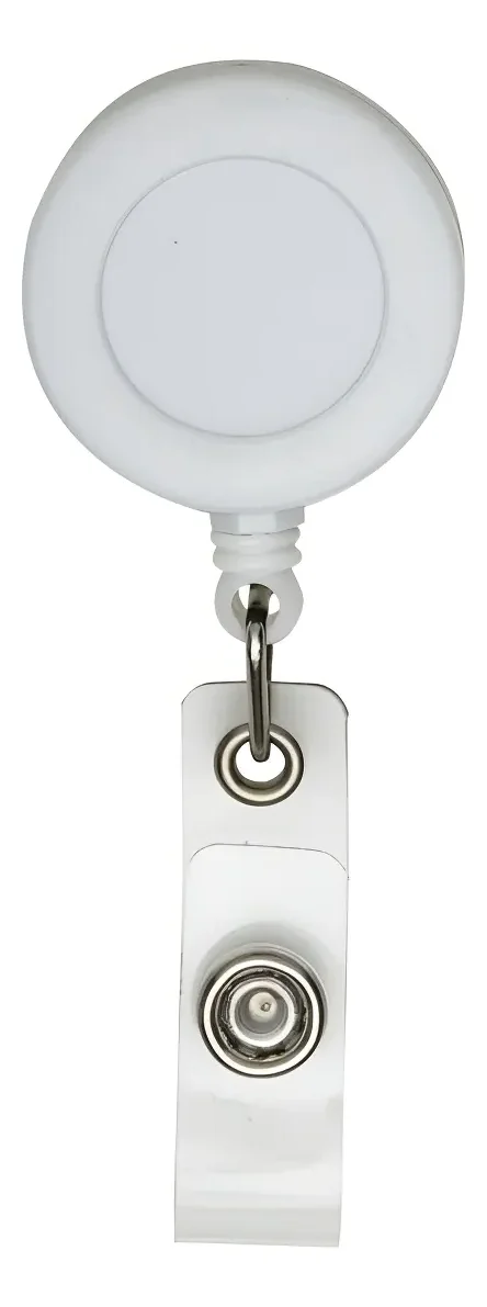 Roller Clips Branco Leitoso - Espaço do Crachá