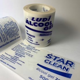 Rótulo para produto químico e produto para limpeza