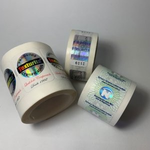 Etiqueta holográfica