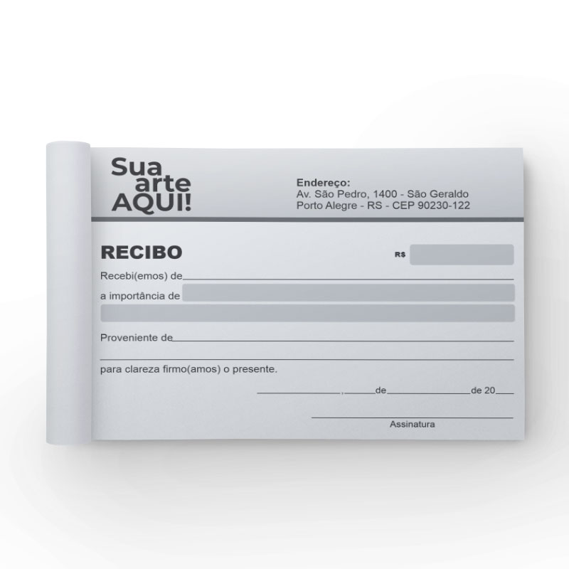Recibo 10x14 cm