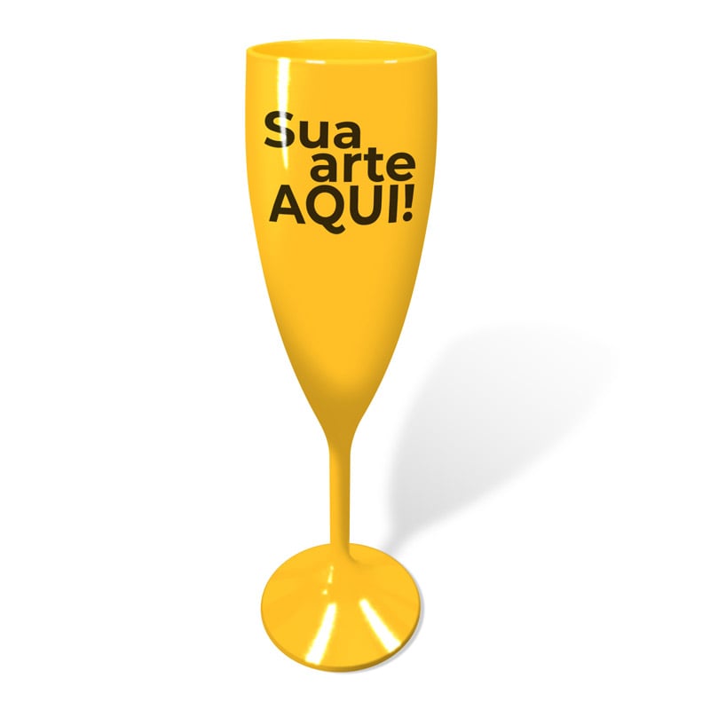 Taças de Champanhe Personalizada - Transfer Laser