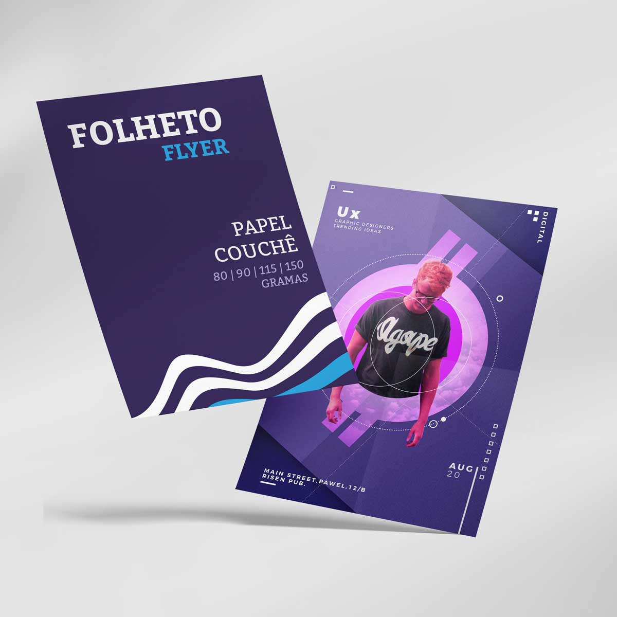 Panfletos A4? Gráfica On Line Letra Rio! Atendimento Rápido