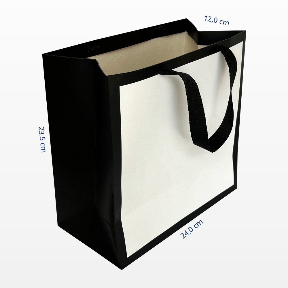 Sacola de Papel Quadrada - Gráfica Madri