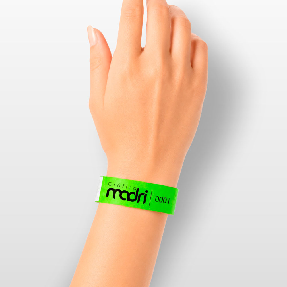 Pulseira de Identificação para Eventos - Gráfica Madri