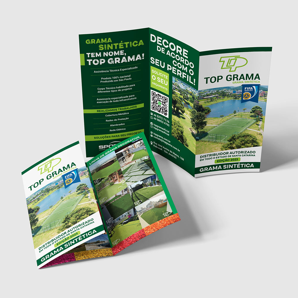 Folder A3 com 2 dobras Personalizado - Gráfica Madri